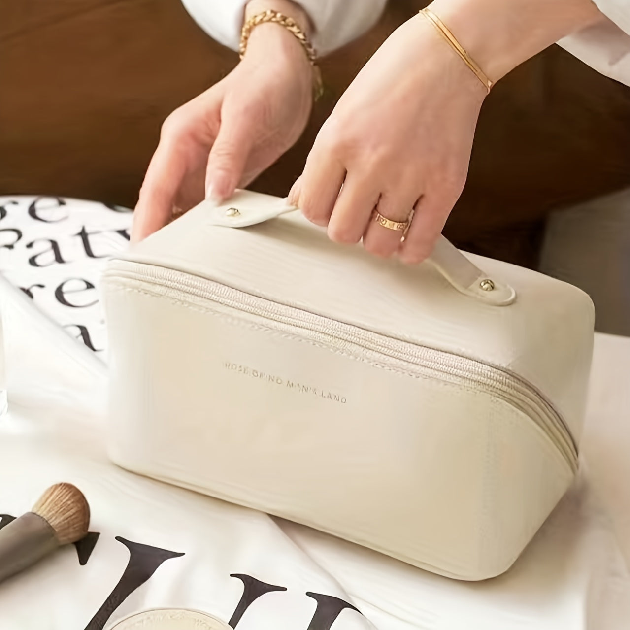 Waterproof Travel Cosmetic Bag Large Capacity Makeup Bag