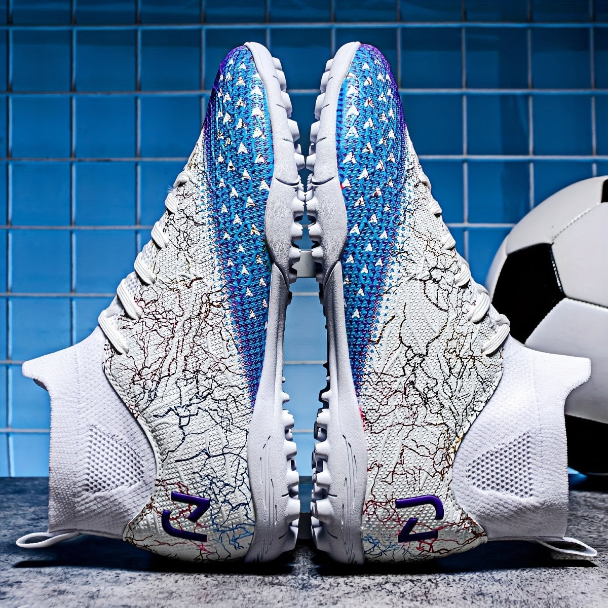 Pro Soccer Shoes Firm Ground Breathable Football Shoe