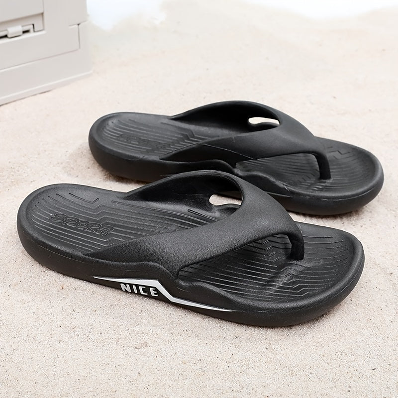 JIAGEYA Men's Flip Flops Lightweight Non Slip Thong Sandals