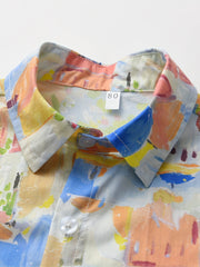 Boys Block Shirt Short Sleeves for Summer