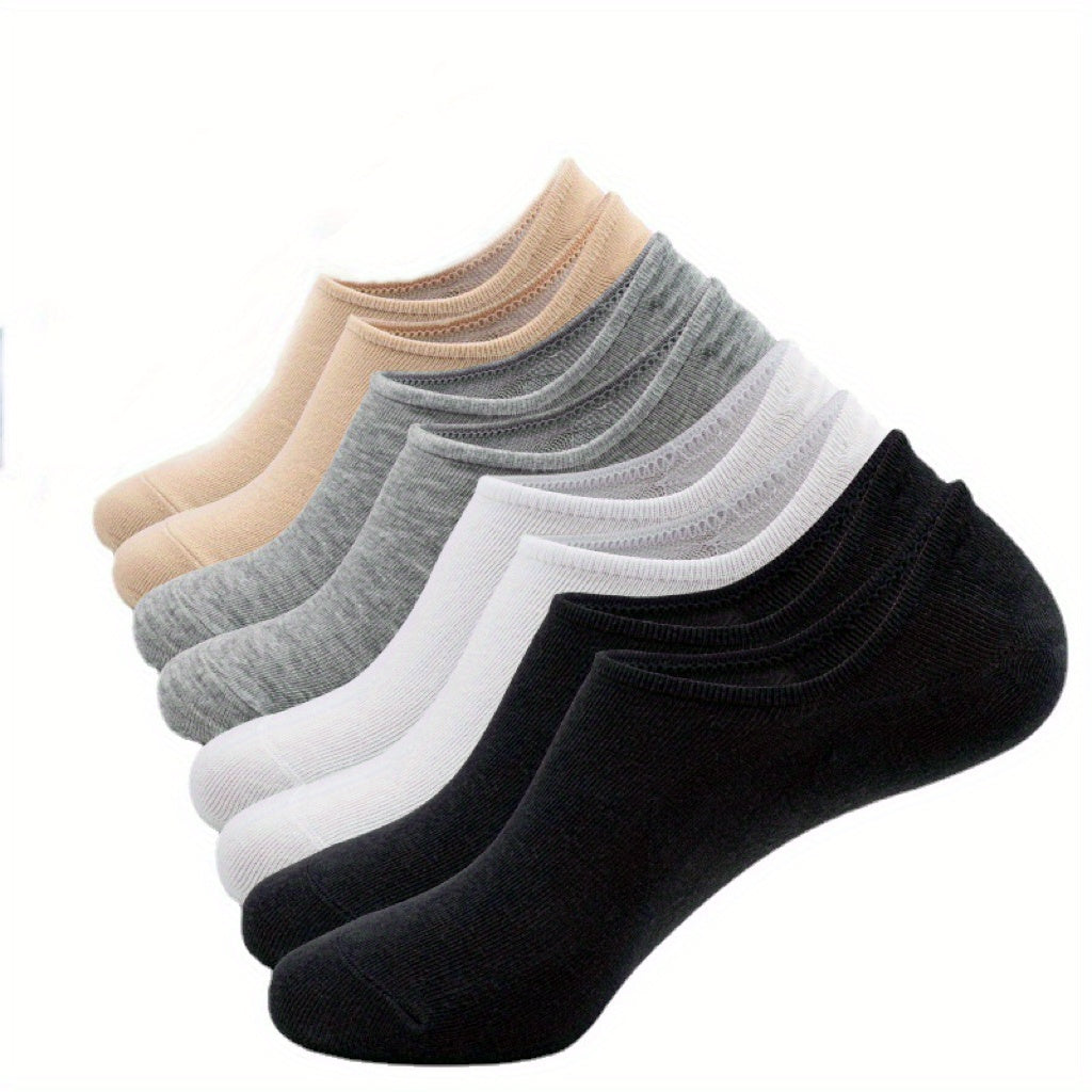 Non Slip Flat No Show Ankle Socks Thin Breathable Casual Socks