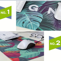Christmas Night Snowy Scenery Mouse Pad Anti Slip Rubber Game Mat