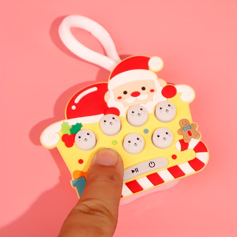Christmas Mini Whack a mole Game Console Puzzle Decompression Bubble Fun