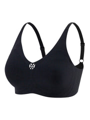 Solid Push Up Bra Stretchy Seamless Anti Sagging Everyday Bra