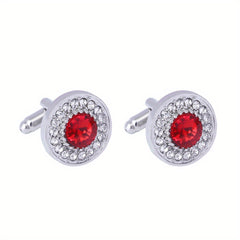 Crystal Cufflinks Suit Button Cufflinks Shirt Studs Accessories
