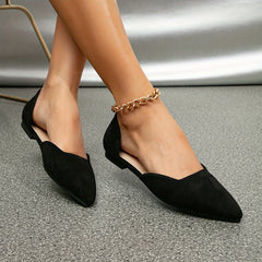 Women's Pointed Toe Slip On Casual Walking Shoes