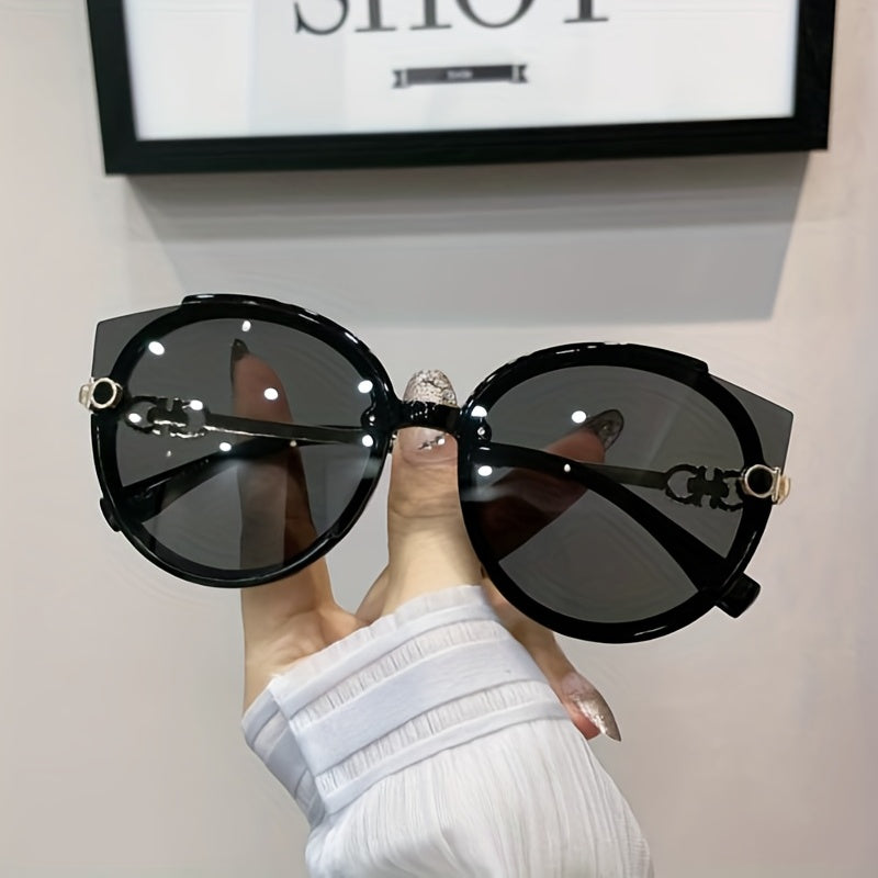 Oversized Cat Eye Sunglasses Gradient Lens UV400
