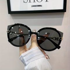 Oversized Cat Eye Sunglasses Gradient Lens UV400