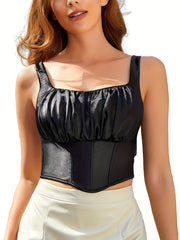 Sexy Satin Cami Corset Bustier Women's Lingerie