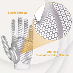 1 Pc Golf Glove Non-slip Breathable Silicone Wear-resistant Grip