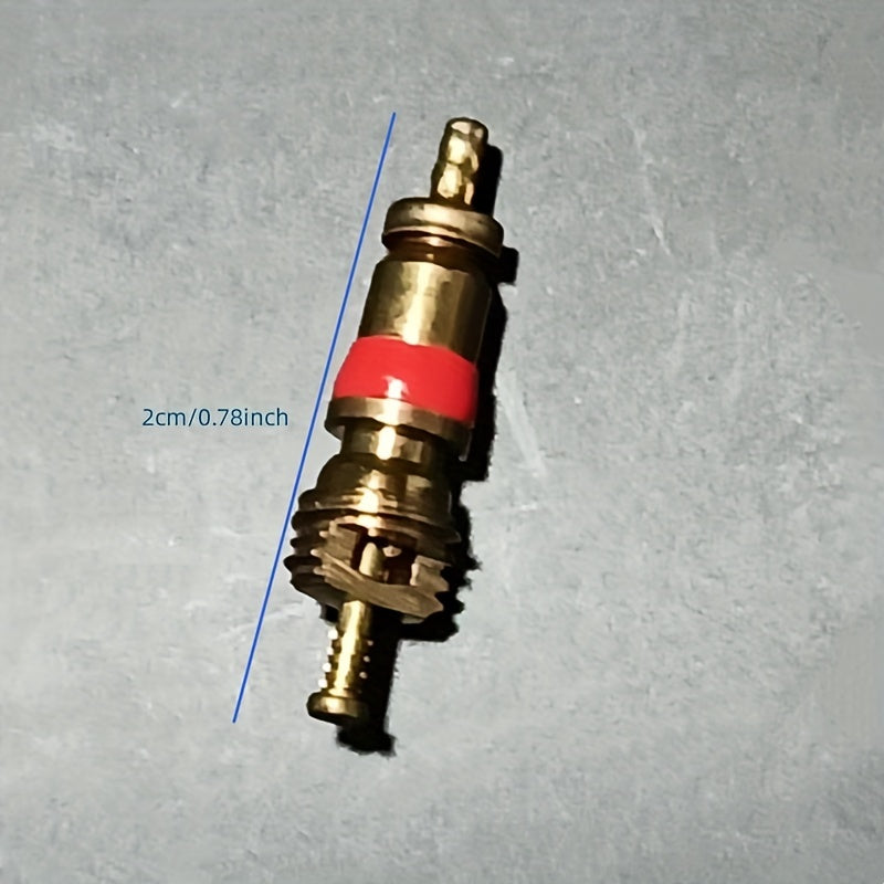 10pcs Copper Valve Core Tubeless Valve Nozzles for Air Needles