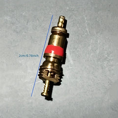 10pcs Copper Valve Core Tubeless Valve Nozzles for Air Needles