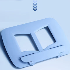Foldable Reading Rack with Book Clips and Desk Storage