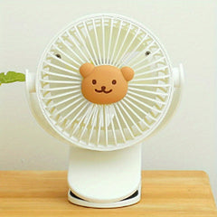 Portable Desktop Clip-on Stroller Fan, USB Small Fan, Three Speed Adjustable