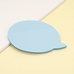 50 Sheets Transparent Sticky Notes Bubble Round Clear Sticky Tabs Translucent