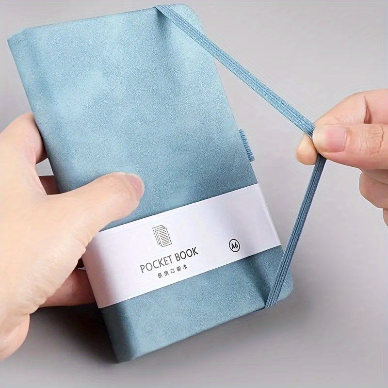 Pocket Grid Notebook w/ Pen Holder 100 Sheets 8.0x11.0cm