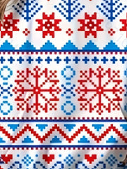 Girls Christmas Hooded Pullover Kids Clothes For Christmas Gift