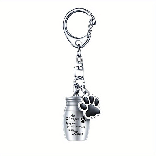 Small Pet Cremation Keychain Keepsake Memorial Jewelry for Dogs Cats