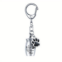 Small Pet Cremation Keychain Keepsake Memorial Jewelry for Dogs Cats