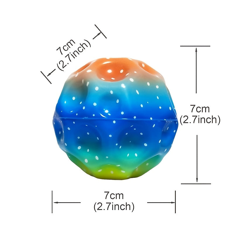 Colored Space Balls Mini Bouncing Balls Lightweight Easter Novelty Toys