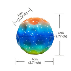 Colored Space Balls Mini Bouncing Balls Lightweight Easter Novelty Toys