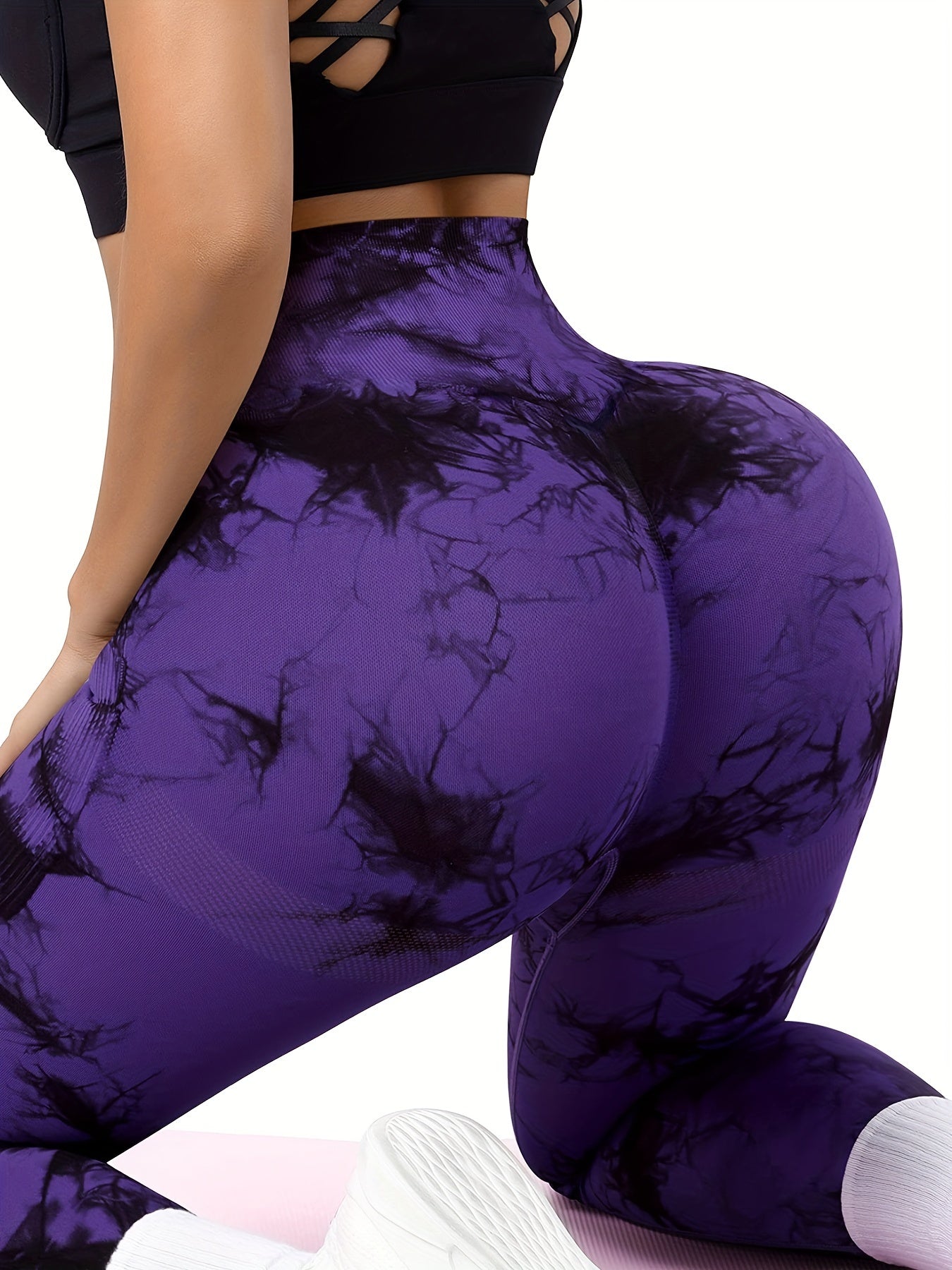 Tie Dye Seamless Yoga Pants High Stretch Fitness Leggings