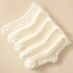 5 Pairs Girl's Winter Thickened Warm Sleep Socks