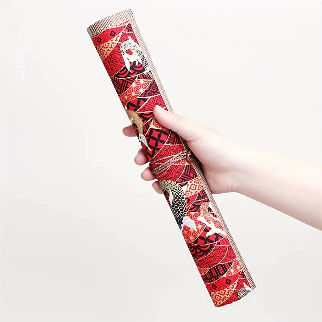 Bamboo Curtain Pen Storage Bag