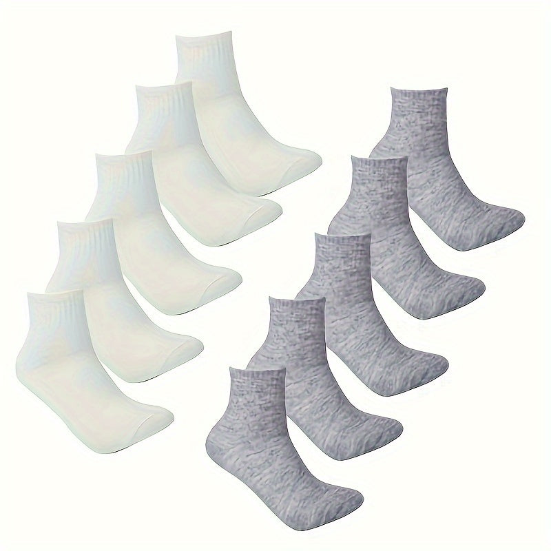 10 Pairs Men's Outdoor Sports Ankle Socks