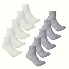 10 Pairs Men's Outdoor Sports Ankle Socks