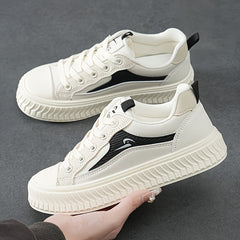 Skate Shoes Platform Lace up Walking Shoes Comfort Casual Sneakers