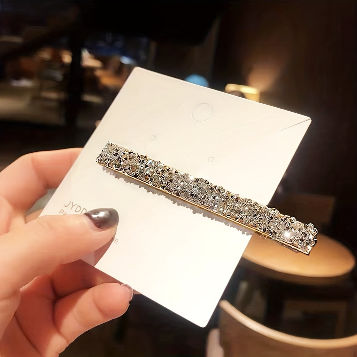 Rhinestone Hair Clip Decorative Hairpin for Baby Girls