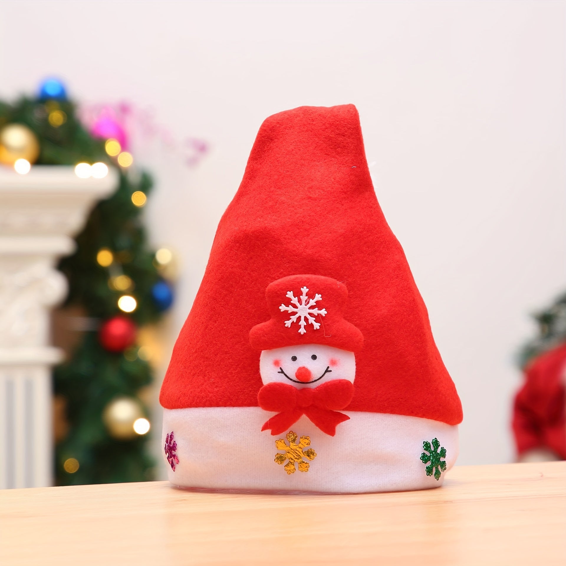 Classic Christmas Hat Snowman Elk Santa Decors Halloween Cosplay Props