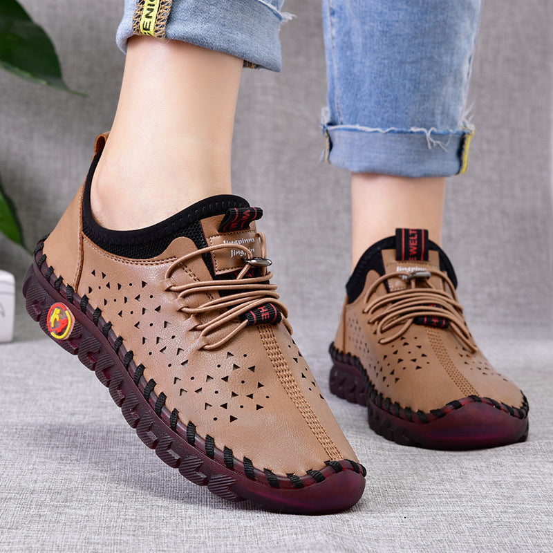 Women's Casual Lace Up Oxfords Low Top Sneakers