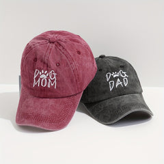 2pcs Mens Embroidered Baseball Cap Cartoon Sun Hat For Outdoor