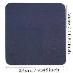 Faux Leather Mouse Pad Small Plain Mouse Pad for Computer and Office