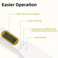 Electronic Kitchen Scale 0 1g 500g LCD Display Digital Weight Measuring Spoon