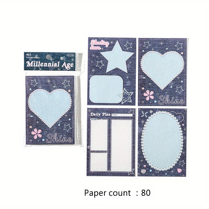 Sweet Cowboy Series Memo Pad Cartoon Small Sticker Memo