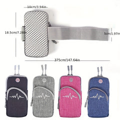 Portable Sports Arm Bag Small Running Fitness Arm Pouch for Men and Women