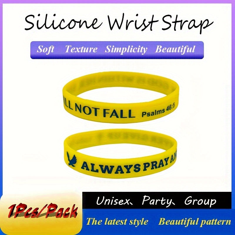 Inspirational Silicone Bracelet - Team Belief Wrist Strap