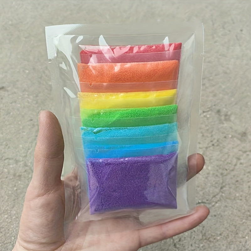 Vibrant Sand Art Kit 35g for Sand Painting Glass Bottle Decor DIY Crafts