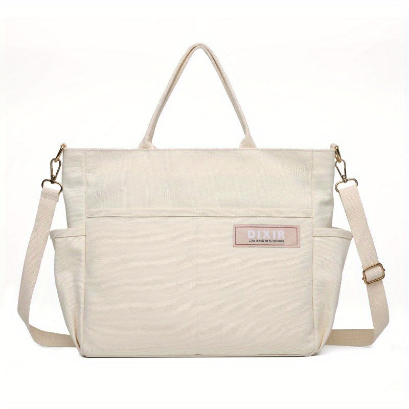 Mommy Diagonal Bag Canvas Large Capacity Portable Messenger Bag