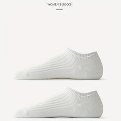 9 Pairs Ribbed Invisible Ankle Socks Women's Stockings