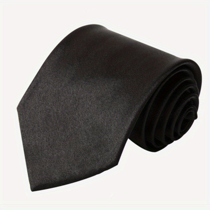 Men's Solid Necktie Business Wedding Party Necktie Gift For Men