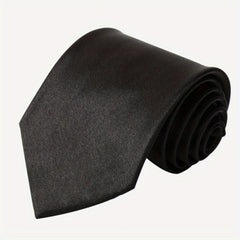 Men's Solid Necktie Business Wedding Party Necktie Gift For Men