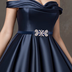 Rhinestone Belt Bridal Waist Accessories Long Skirt Matching Party Dress