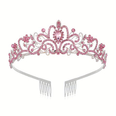 Princess Rhinestone Crown Hair Hoop Hair Accessory