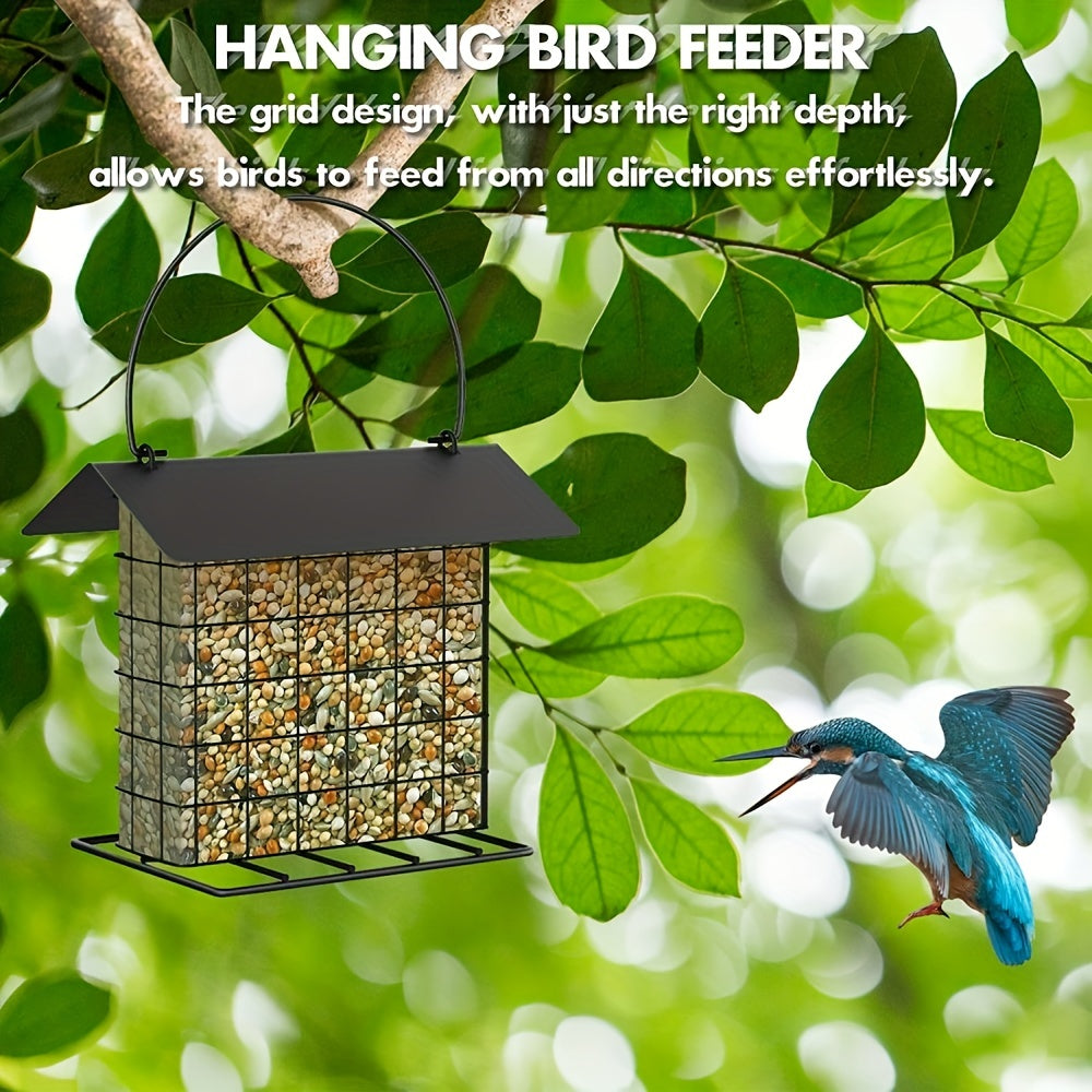 Durable Hanging Wild Bird Feeder for Garden and Patio