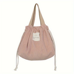 Portable Lunch Box Bag Drawstring Storage Bag for Picnic Camping