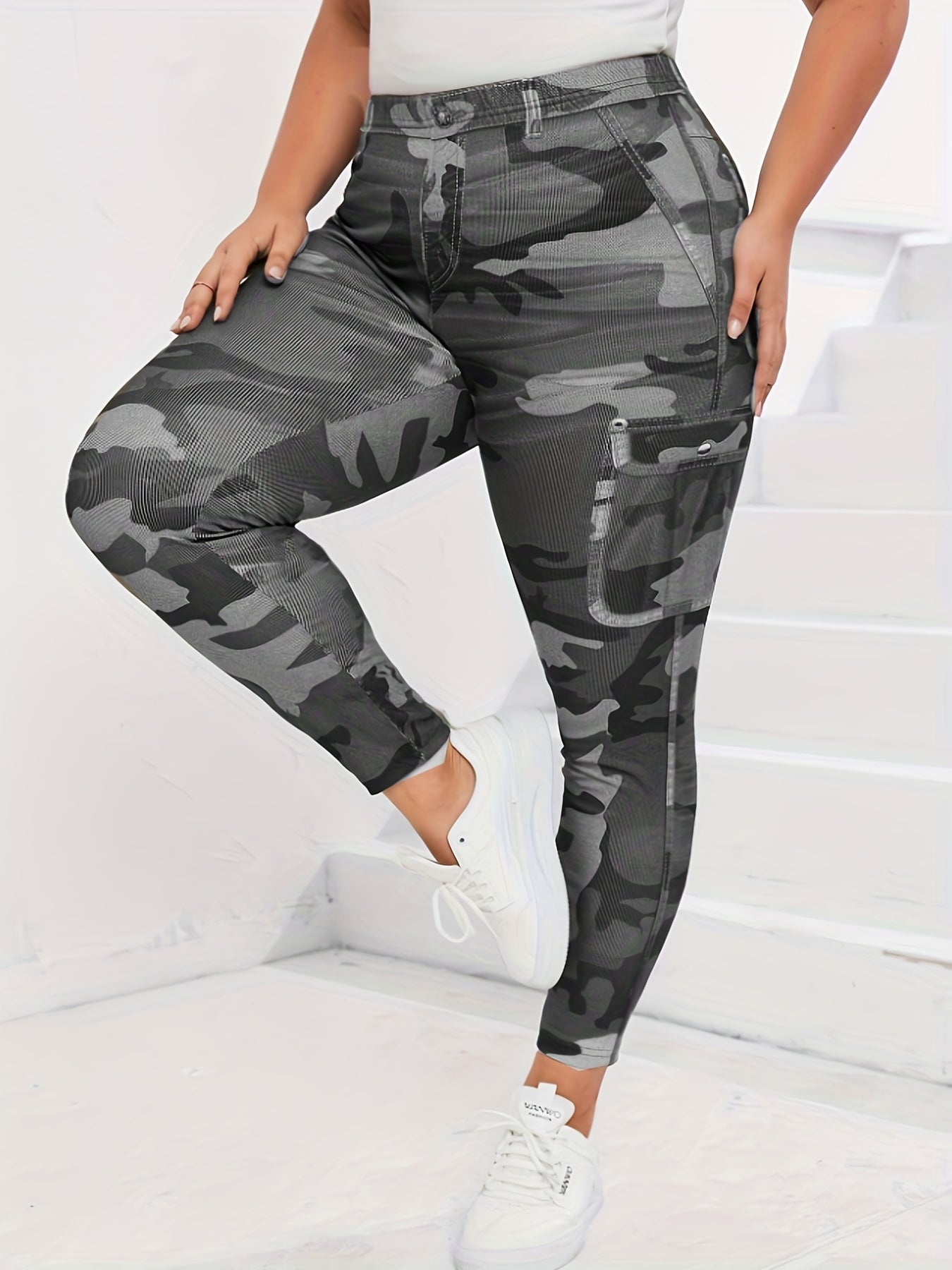 Camo Print High Stretch Leggings